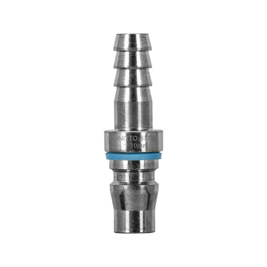 Powerfit Nitto Style Barbed Plug - 10mm - Steel - 150PSI - Auzzistore