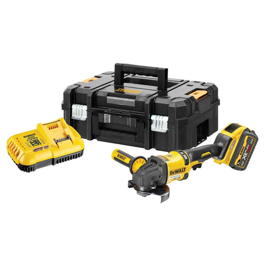 Dewalt 54V Flexvolt XR Cordless Brushless Angle Grinder 125mm 9Ah - High Performance