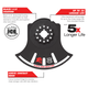 Diablo 92mm Starlock Bi-Metal Multi Tool Blade - General Purpose Cuts - Black