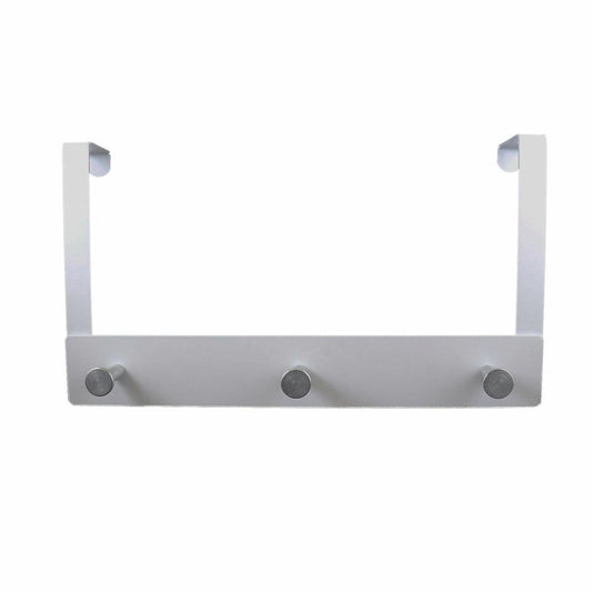 Adoored Deco Hook Rack - 80mm x 260mm - Steel - Over the Door