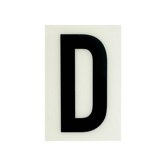 Sandleford 85mm White Self Adhesive House Letter D - Durable Polycarbonate - Auzzistore