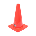 Syneco 460mm PVC Safety Cone - High-Visibility Orange - Lightweight - UV Stabilised