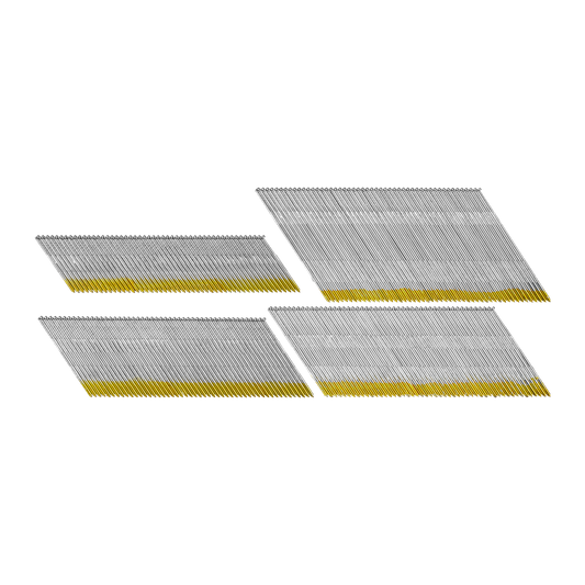 Powerfit 4000 Piece Electro Galvanised DA Angled Brad Nail Pack - 32mm, 45mm, 50mm, 64mm - Corrosion Resistant – view 2 - Auzzistore