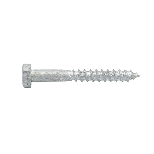 Zenith M6 x 50mm Hot Dipped Galvanised Coach Screw - Steel - Durable - Auzzistore