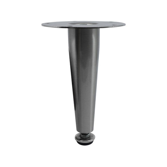 Adoored 150mm Brushed Nickel Tapered Metal Legs - Easy Installation - Durable - Auzzistore
