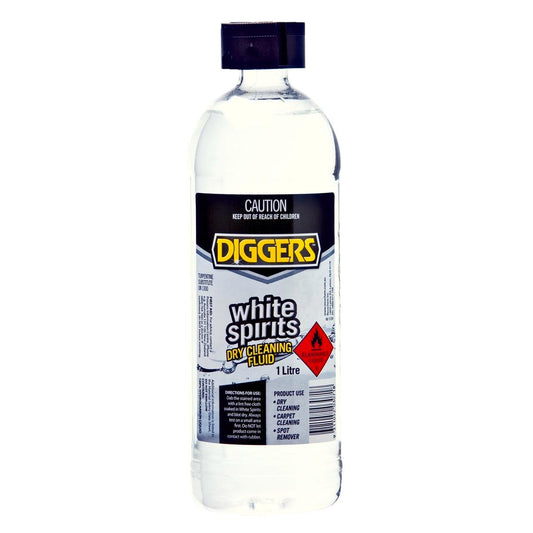 DIGGERS™ White Spirits 1L Hydrocarbon Solvent Multi-Purpose Cleaner - Auzzistore