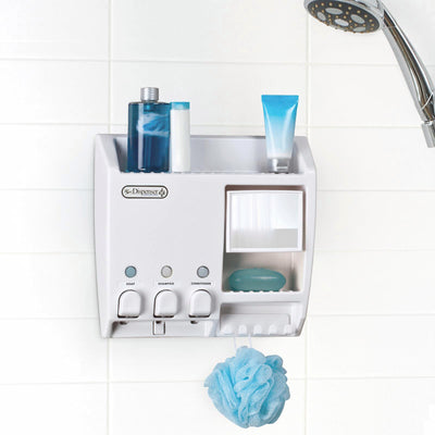 Better Living Ulti Mate Shower Dispenser 430ml White ABS Storage