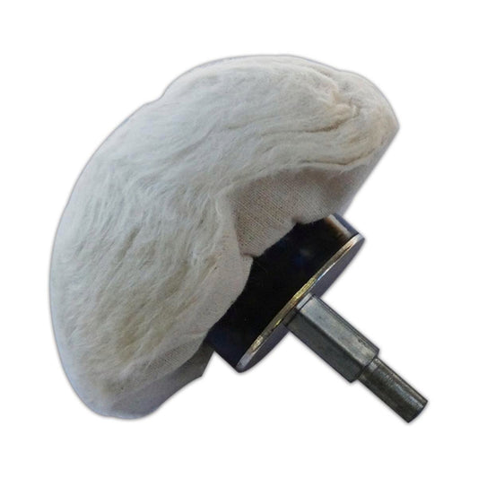 Josco Brumby Mushroom Polishing Buff 75mm - Calico - BCM75