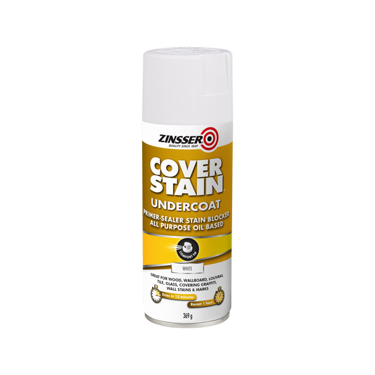 Zinsser Coverstain Primer Sealer 369g Oil-Based Stain Blocker - Auzzistore