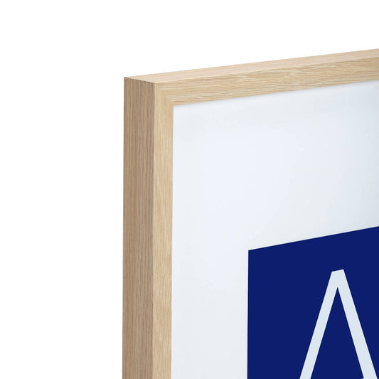 Pixel Natural A1 Mat to A2 Poster Frame - 620mm x 867mm - Lightweight MDF & Perspex – view 2