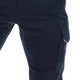 Tradie Core Navy Skinny Cuffed Pant 77 - Work Pants - Flex Fabric - Comfortable