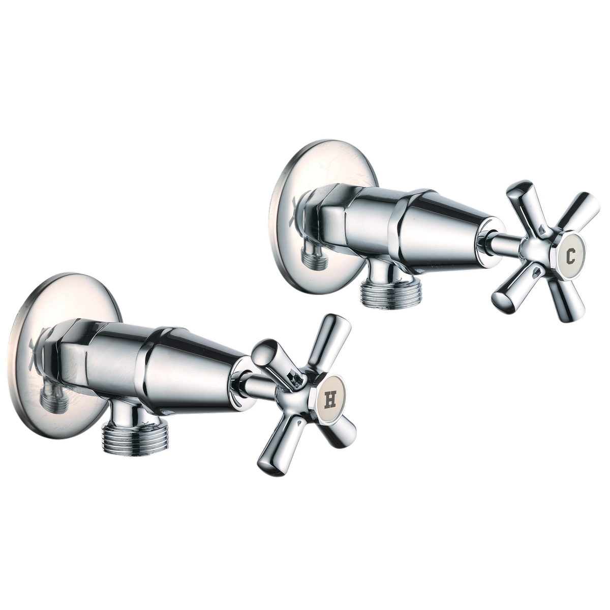 Estilo Washing Machine Set - Chrome - Brass - Easy Clean - Low Maintenance