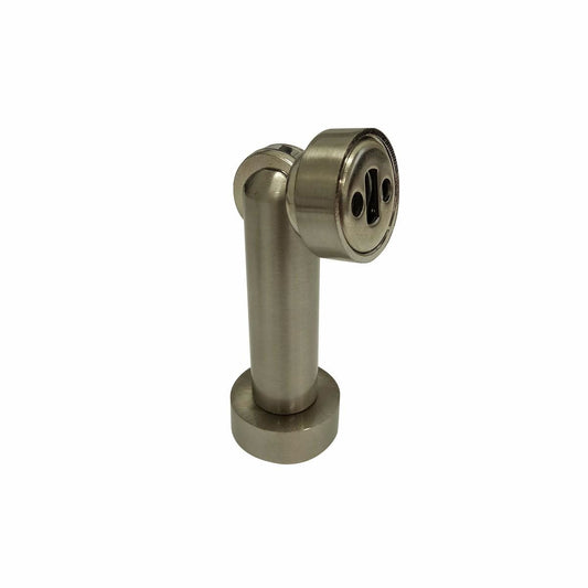 Adoored Satin Chrome Magnetic Door Stop 30mm Steel Shock Absorption - Auzzistore