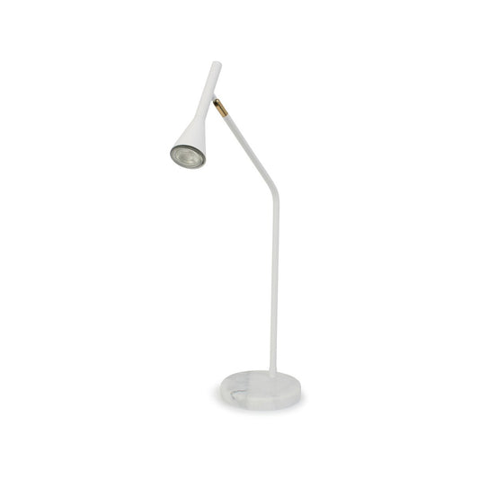 Home Design White Svelte Desk Lamp - Contemporary Task Lamp 365mm x 645mm – view 2