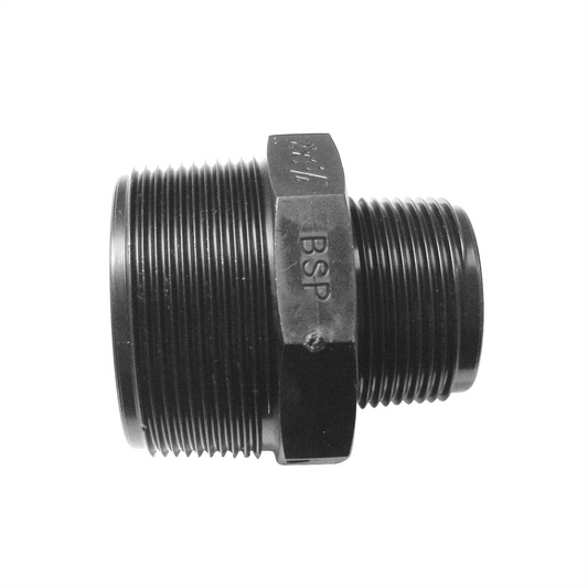 Philmac 1 1/4" BSP Thread Pipe Nipple Polypropylene Durable Connection - Auzzistore