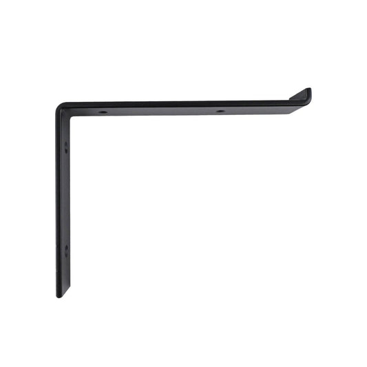 Carinya Lipped Angle Bracket - 240 x 185mm - Black - Powder Coated - Durable – view 2 - Auzzistore