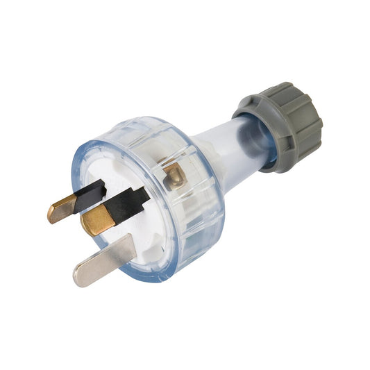 Deta 10A Clear Plug Top - Clear PVC - 3 Core - Flexible - Durable - Auzzistore