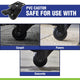 Easyroll Castor - 50mm - Black PVC - Swivel with Brake