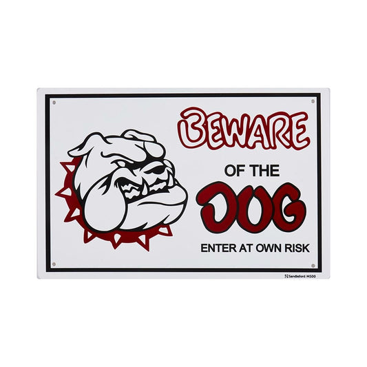Sandleford Beware of Dog Sign - 300 x 200mm - Plastic - Durable Outdoor - Auzzistore