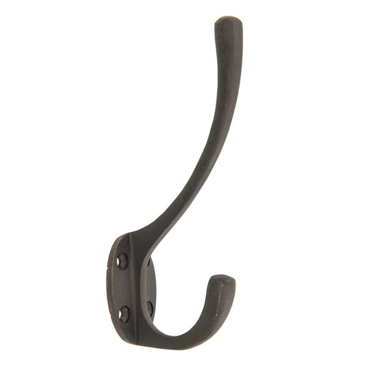 Zenith Robe Hook - 135mm Solid Brass Matte Black - Durable Design