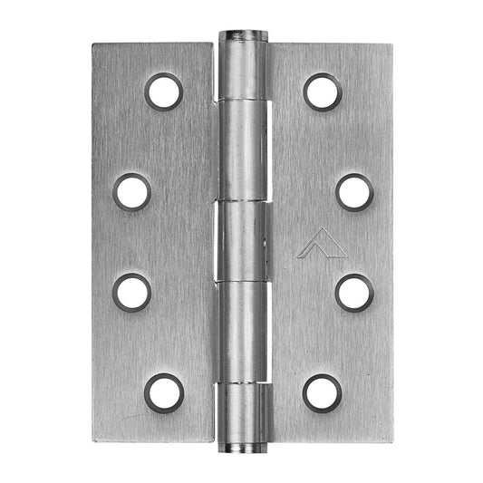 Pinnacle Fixed Pin Butt Hinge - 100mm - Zinc Plated - 2 Pack - Corrosion Resistant