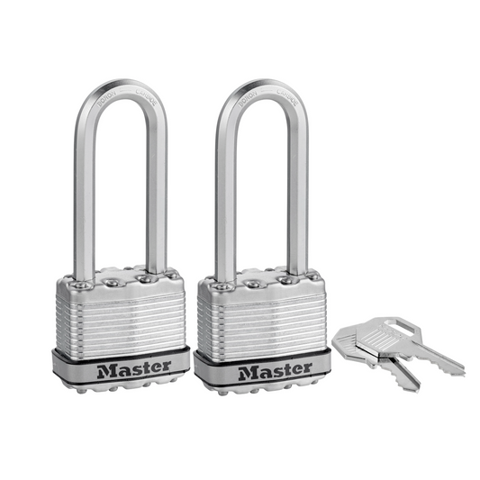 Master Lock Magnum Padlock 45mm with 64mm Shackle - 2 Pack - Auzzistore