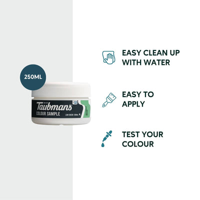 Taubmans Accent Sample Pot 250ml Water-Based Easy Clean Interior