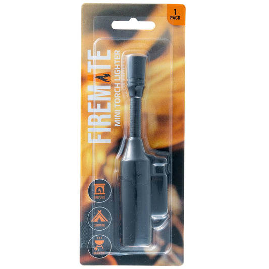 Firemate Mini Torch Lighter - 35mm x 140mm - Adjustable Flame - Child-Resistant - Auzzistore