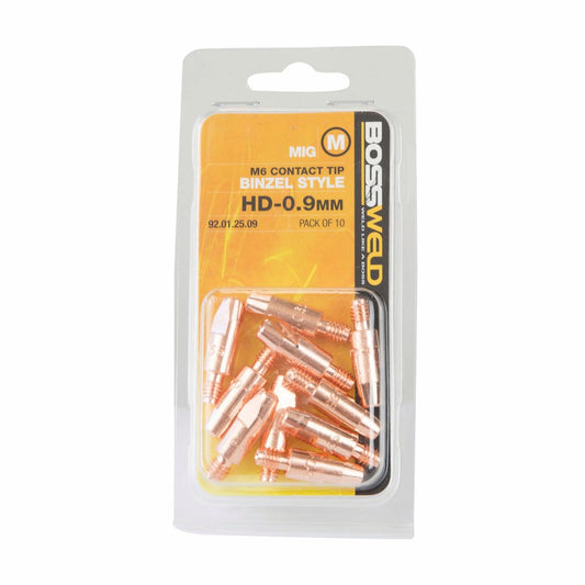 Bossweld Contact Tip - 0.9mm x M6 - Heavy Duty - MIG Torch – view 2 - Auzzistore