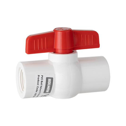 Holman PVC Ball Valve - 20mm - ABS Plastic - On/Off Manual Operation - Auzzistore