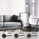 Lemaar Black Orba Passage Set - 65mm Zinc - Durable Electroplated Finish