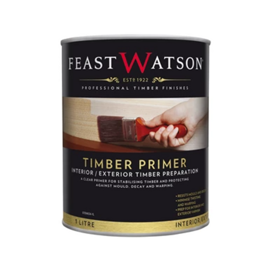 Feast Watson Timber Primer 1L Oil Based Water Repellent Mould Inhibitor - Auzzistore