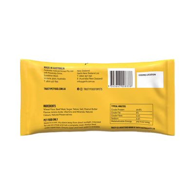 Trusty Peanut Butter Flavour King Biscuit Dog Treats - 1 Piece - 200mm x 90mm - Dental Care