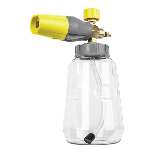 Karcher 1L Pro Foam Cannon Sprayer - Adjustable Nozzle - 3 Adaptors - Auzzistore