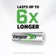 Energizer Recharge AA Batteries - 2300 mAh - Nickel Metal Hydride - 4 Pack