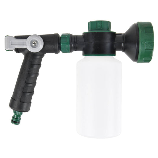 Garden Basics 500ml Spray Bottle Gun - 7 Pattern Nozzle - Adjustable Mix Ratio - Auzzistore
