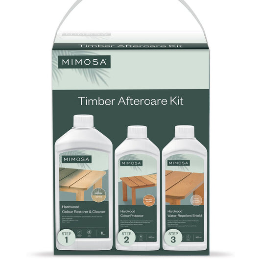 Outdoor Furniture Mimosa Timber Aftercare Kit - Cleaning & Conditioning Products