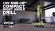 Ryobi Brushless Angle Drill - 89.5mm - Tool Only - 40Nm Torque