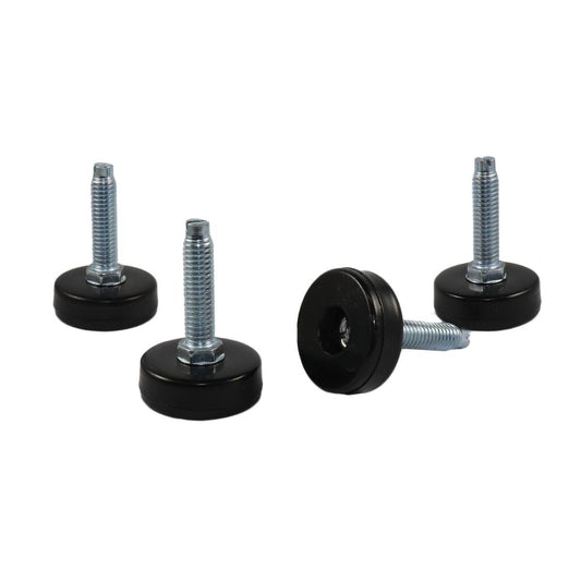 Surface Gard Glide - 3/8 x 1-1/2in - Black Plastic - Adjustable - Auzzistore