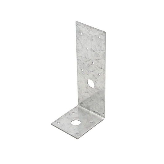 Pryda Pergola Angle Bracket 130mm x 50mm x 47mm Galvanised Steel Heavy-Duty - Auzzistore