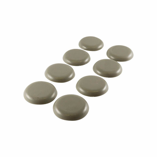 Surface Gard 32mm Self Adhesive Round Sliders 8 Pack - Plastic - Durable - Easy Movement - Auzzistore