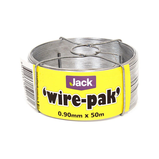 Jack Tie Wire 0.9mm x 50m Galvanised Steel No Tangle Dispenser - Auzzistore