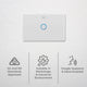 Deta White Grid Connect Smart Touch Single Dimmer – view 3