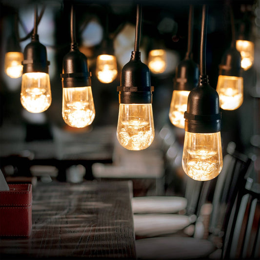 Lytworx 24 Warm White LED Café Lights - 11.5m String Lights – view 2 - Auzzistore