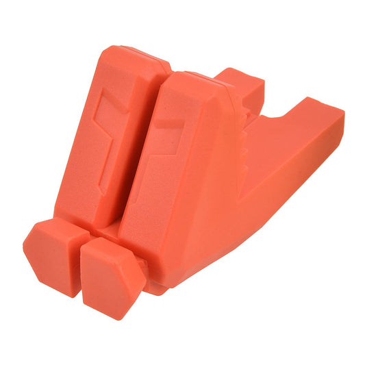 Trojan Rubber Line Block - Brick Alignment Tool - 33mm x 44mm x 75mm - Fluoro Orange – view 2 - Auzzistore