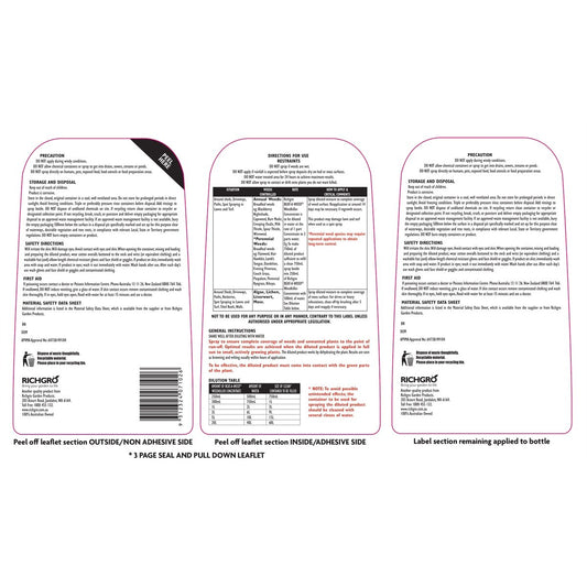 Richgro Beat-A-Weed - 1L - Liquid - Natural Weedkiller Concentrate – view 2 - Auzzistore