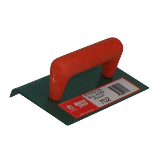 Masterfinish Bullnose Cement Edger - 112mm Stainless Steel - Smooth Finish - Auzzistore