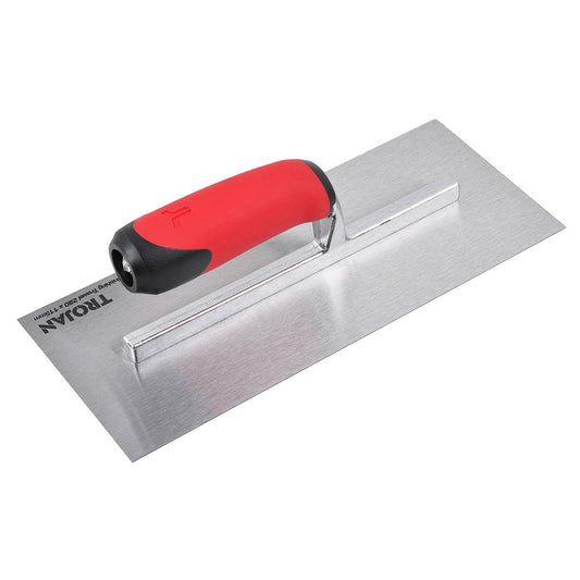 Trojan Finishing Trowel - 280mm x 115mm - Steel Blade - Lightweight Aluminum Shank – view 2 - Auzzistore