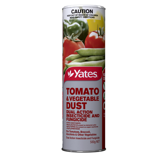 Yates Tomato and Vegetable Dust - 500g - Powder - Dual-Action Insecticide - Auzzistore