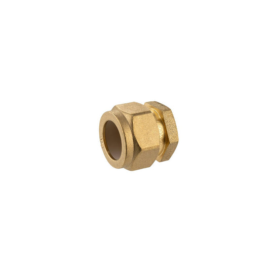 Brasshards 20mm Brass Compression Stop - Lead-Free - Tool-Free Jointing - Auzzistore